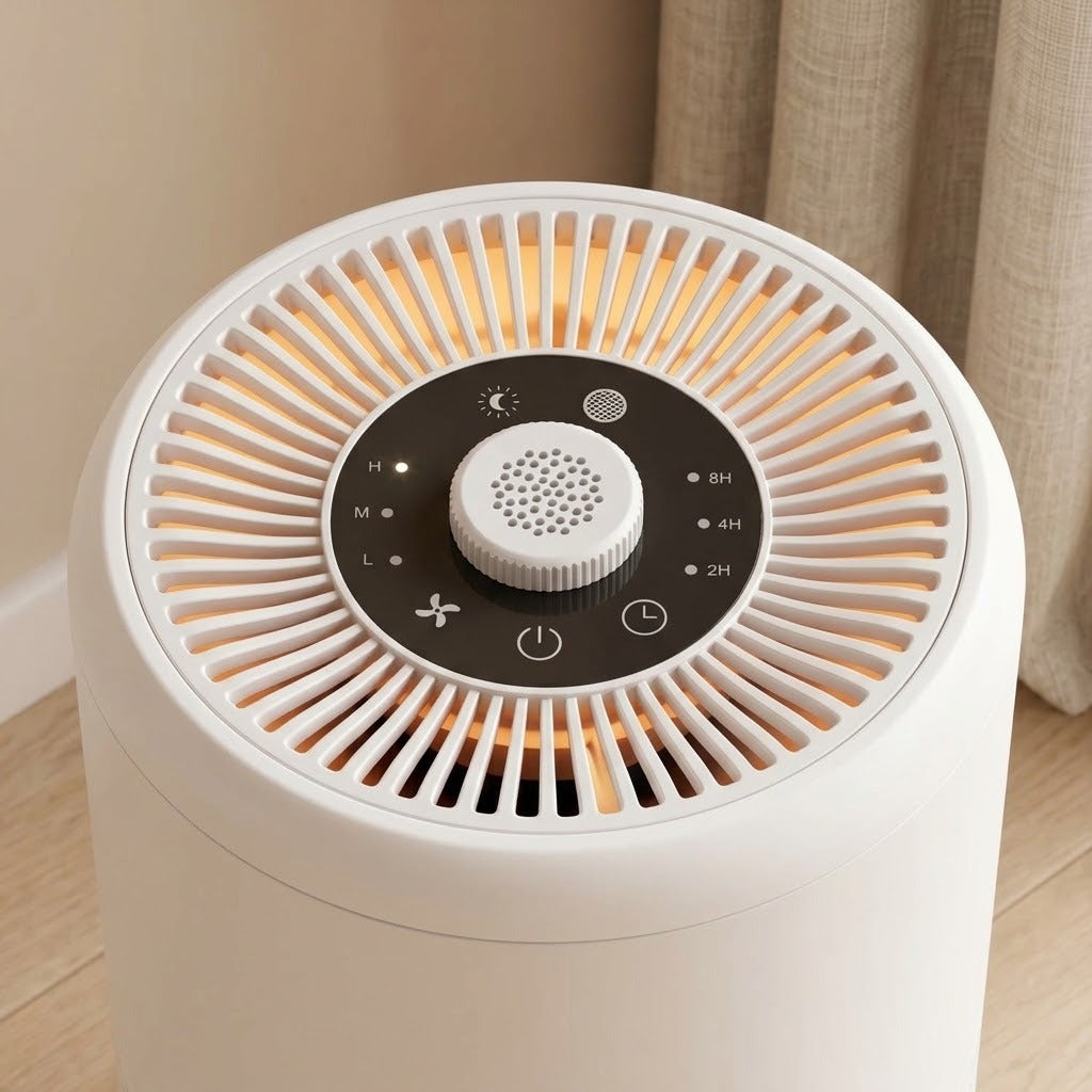 Von Air Purifier Mini control panel close-up