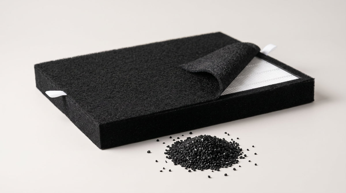 A full pound of activated carbon
(that’s a lot)